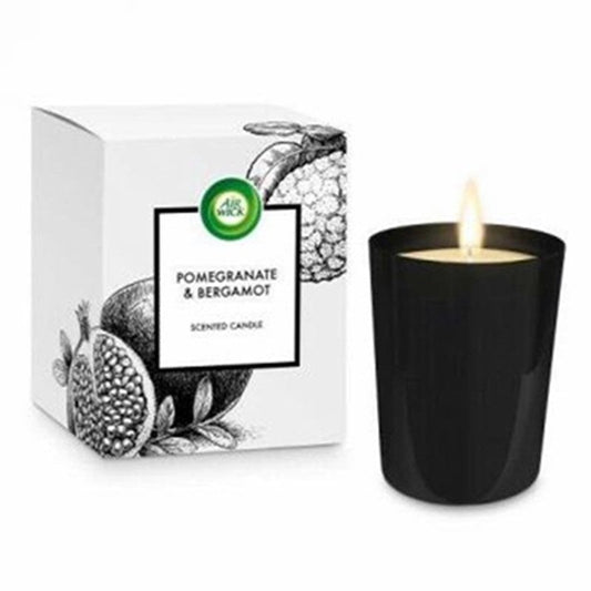 AIRWICK CANDLE POMEGRANATE & BERGAMOT 220G PK6