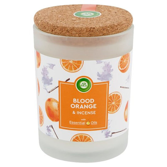 AIRWICK CANDLE BLOOD ORANGE 185G PK6