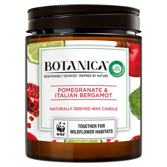 AIRWICK BOTANICA CANDLE POMEGRANTE 500G EACH