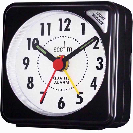 ACCTIM INGOT QUARTZ ALARM BLACK