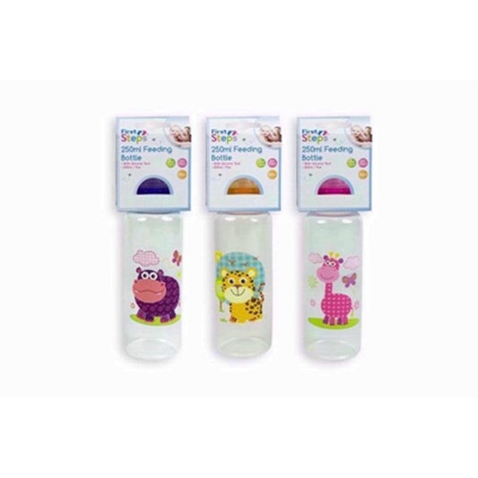 FIRST STEPS BABY BOTTLE SAFARI ASSORTED